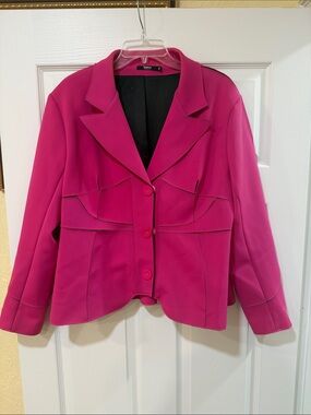 Tailored Fuchsia Blazer Jacket by Tahari